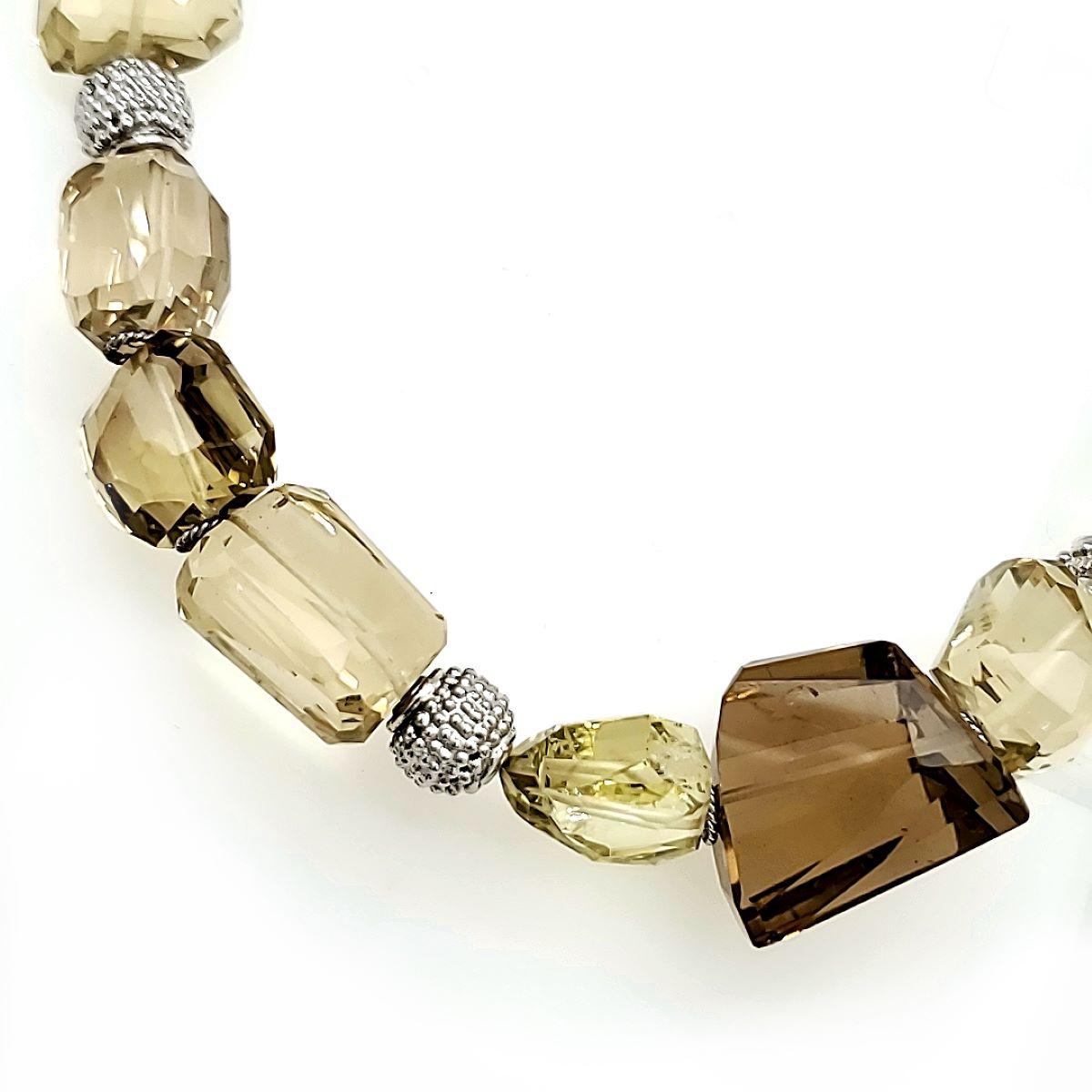 Collana di quarzo limone 406,60 carati In condizioni Nuovo in vendita a Hong Kong, HK
