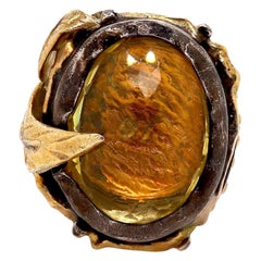 Lemon Quartz Fashion Ring