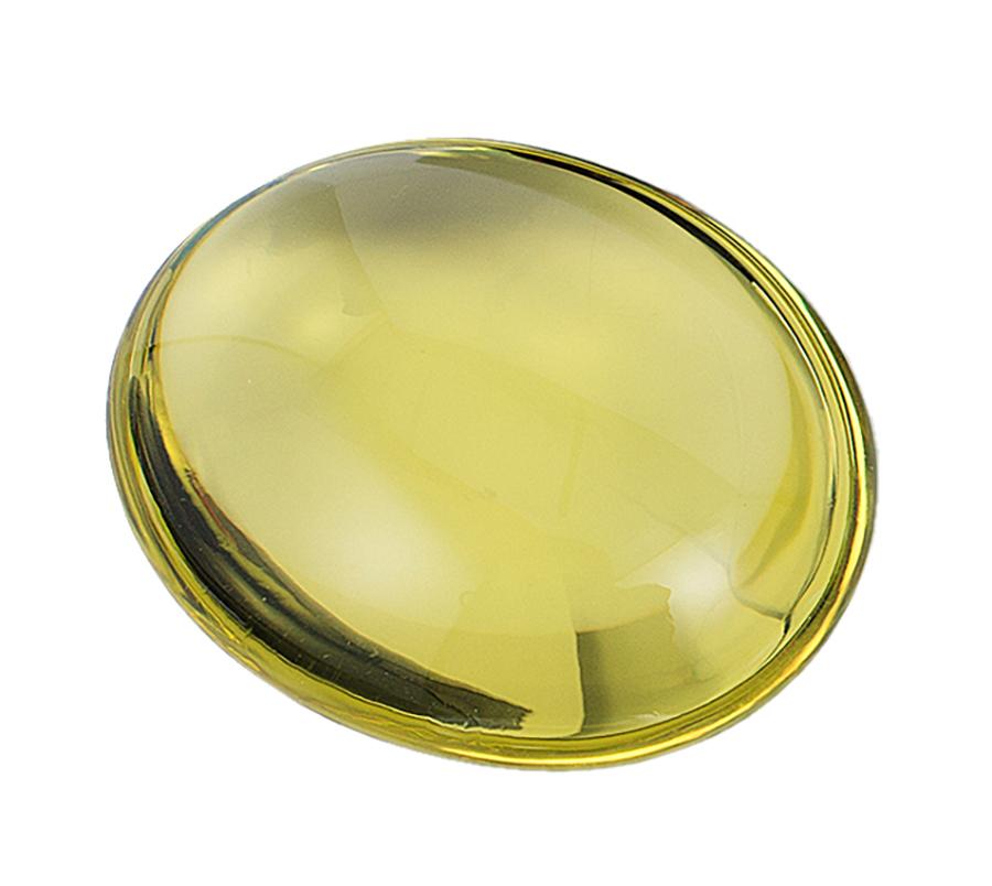 This Lemon Quartz Oval Disc Stone from 'Freedom' Collection is a beautiful gemstones that feature a unique oval disc shape with dimensions of 23.90 x 19.90 x 10 mm. This stone is made from lemon quartz, which is a type of quartz with a