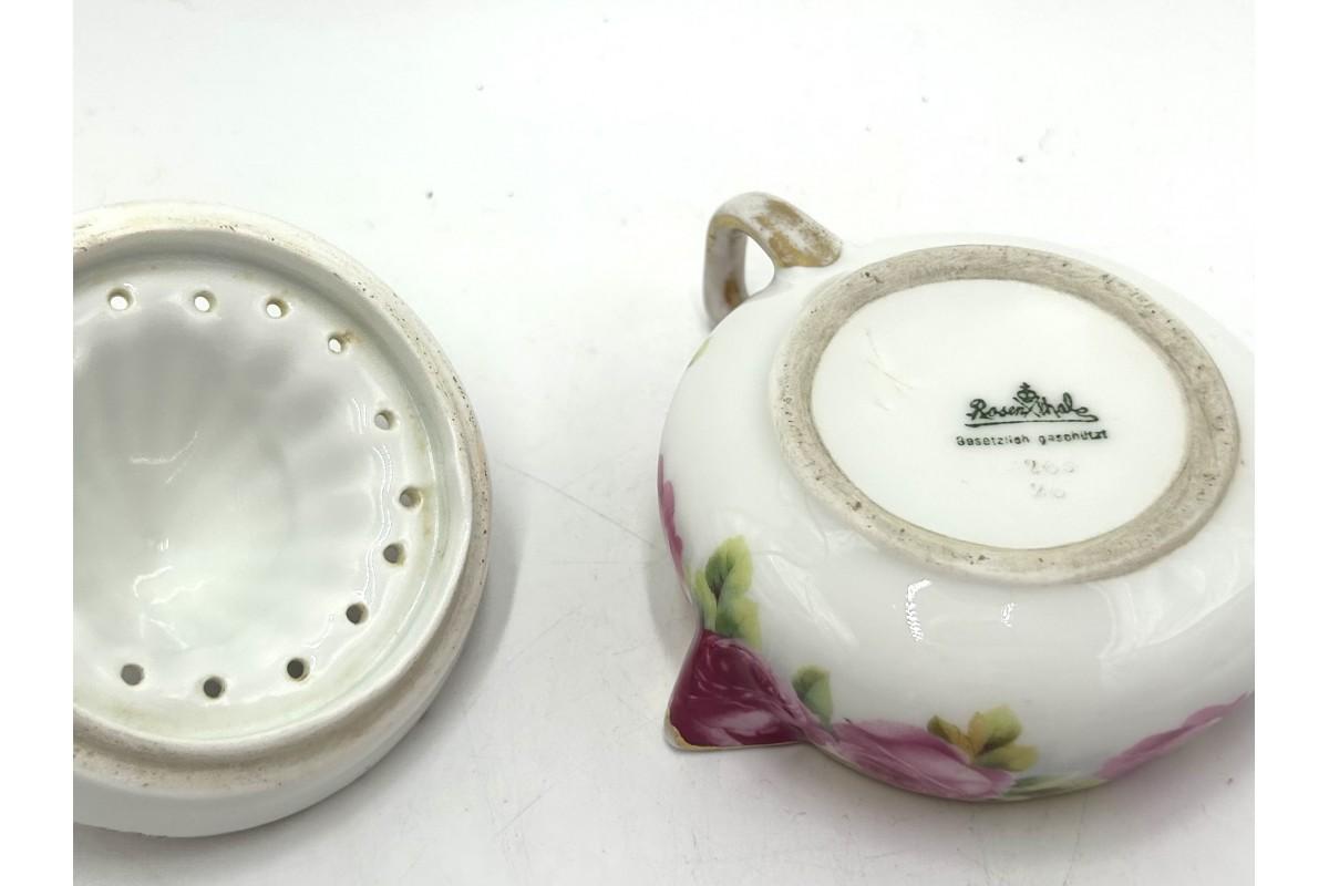 Lemon squeezer, Rosenthal Chrysantheme Cacilie, 1907. In Fair Condition For Sale In Chorzów, PL