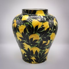 Lemons Art Deco Period Ceramic Vase Max Laeuger Germany 1921