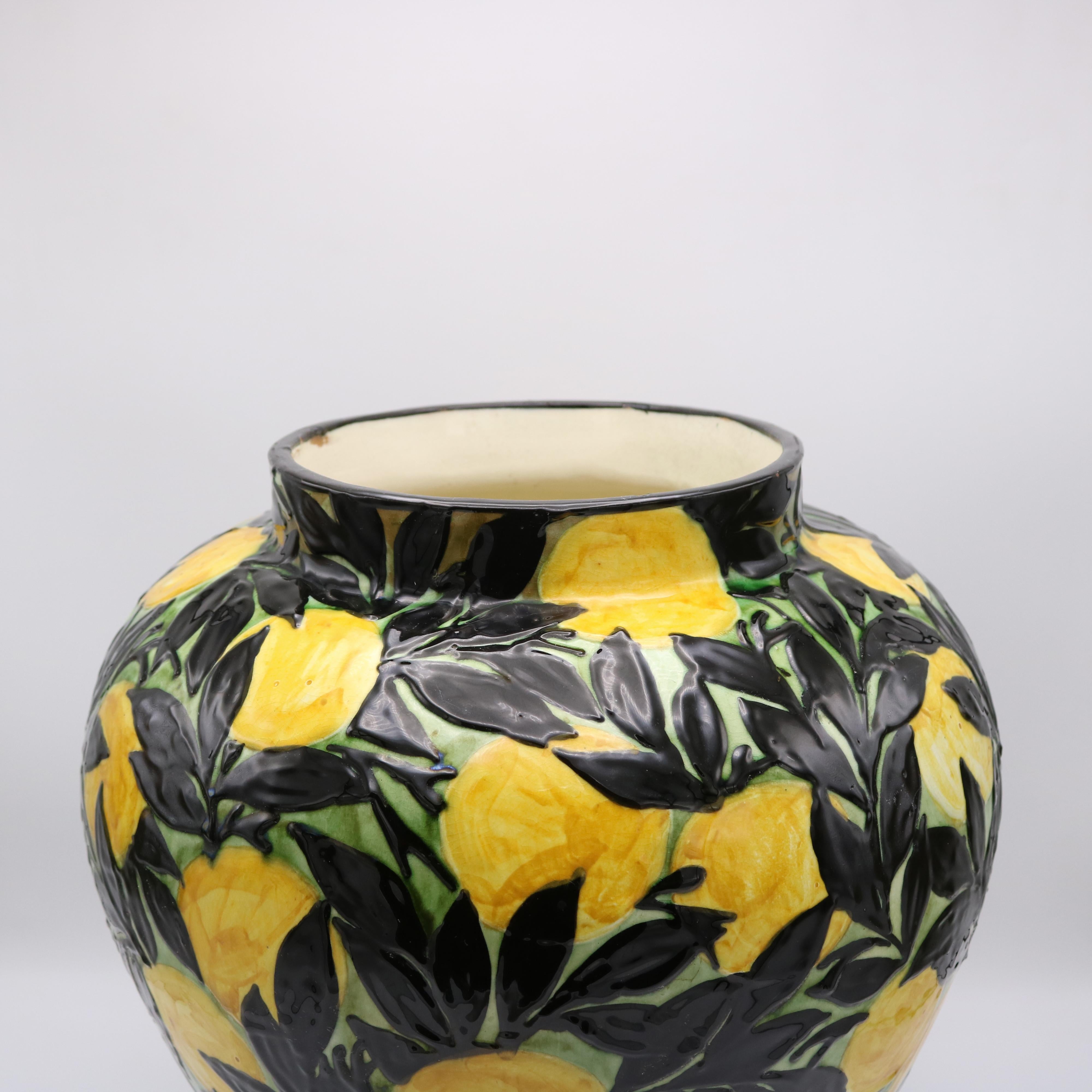 Art Déco Vaso in ceramica periodo Art Deco Max Laeuger Germania 1921 in vendita