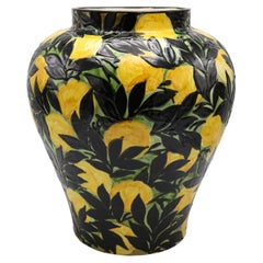 Lemons Art Deco Period Ceramic Vase Max Laeuger Germany 1921