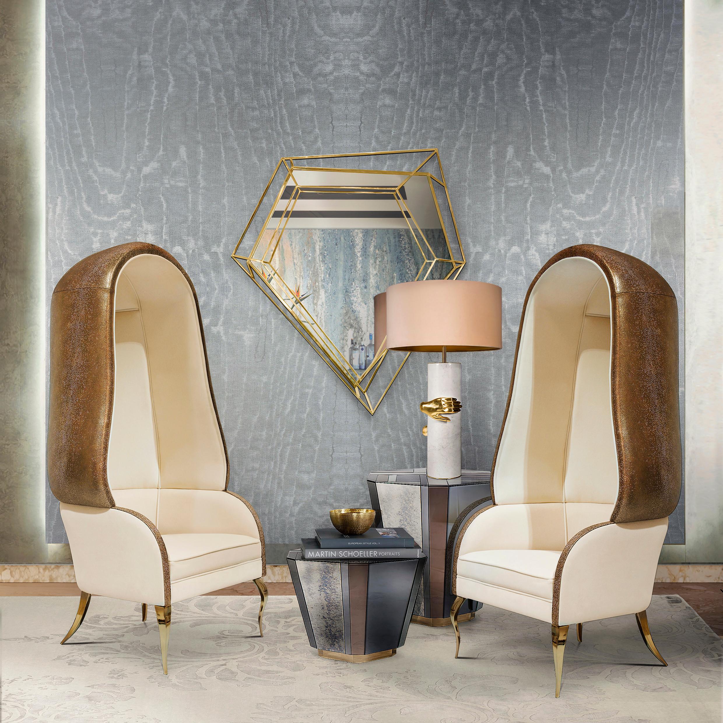 Fait main Lemprica Side Table - In Stock USA en vente