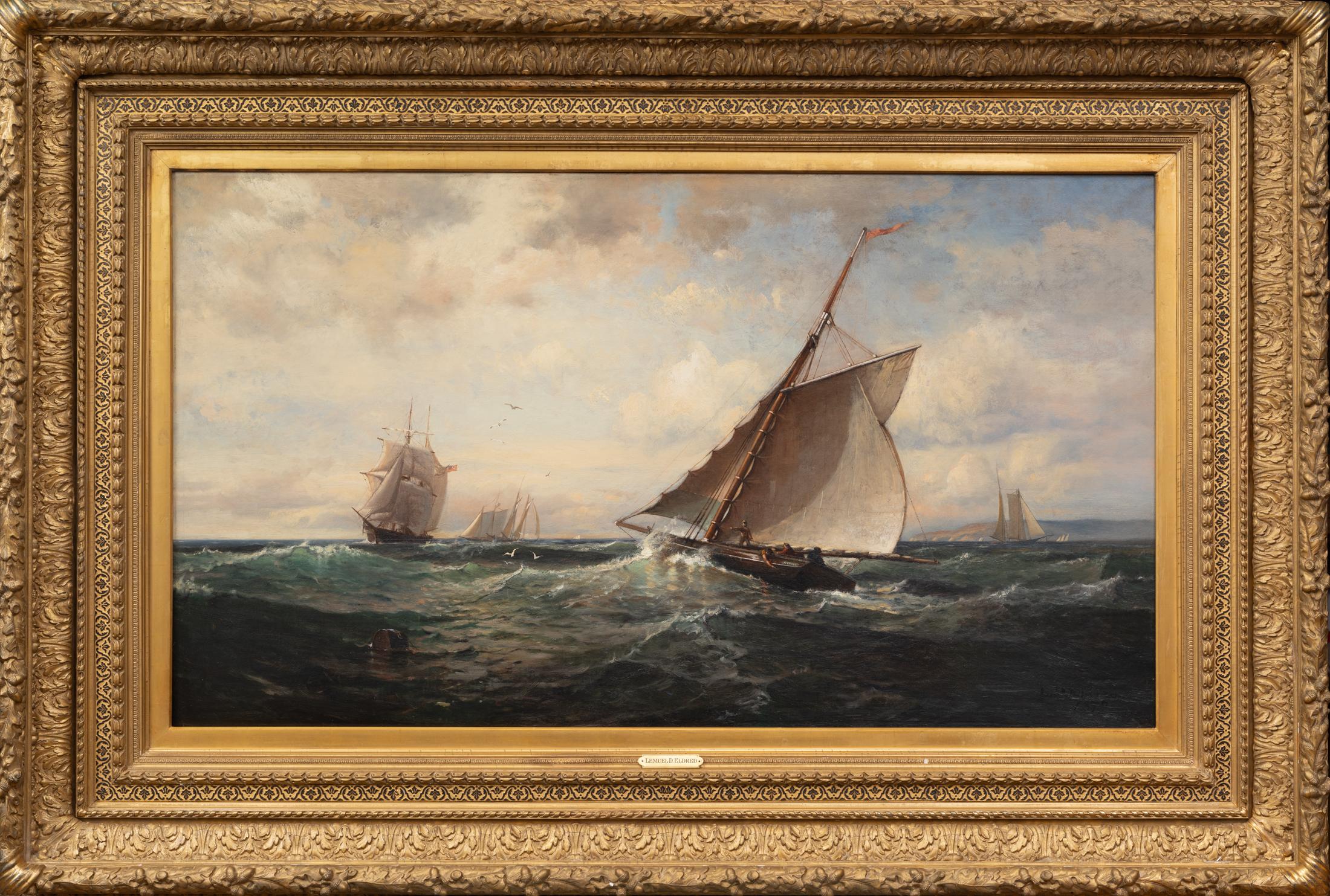 Off the Coast - Painting by Lemuel D. Eldred