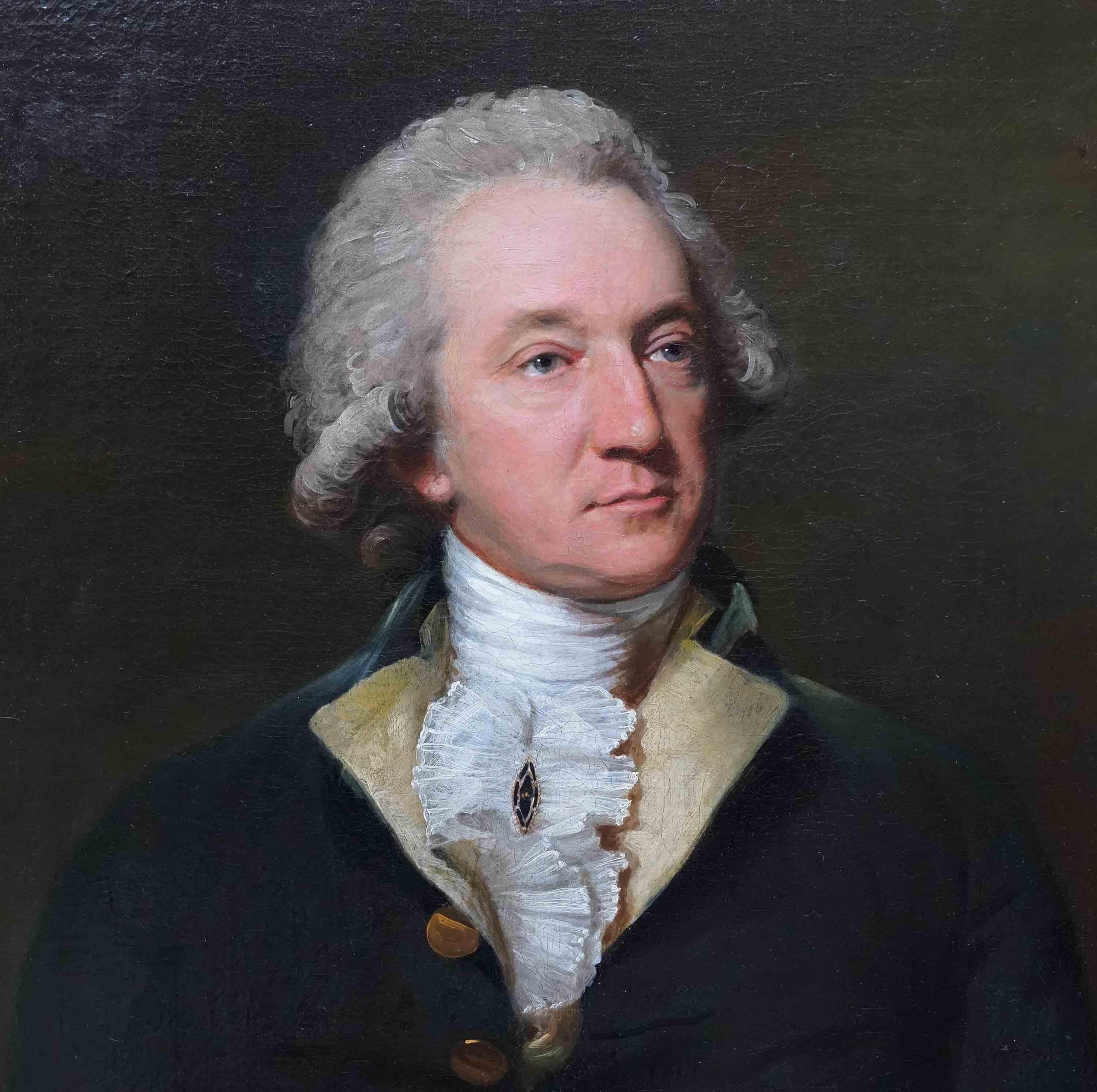 Porträt eines Gentleman – britische Kunst eines Gentleman des 18. Jahrhunderts  Ölgemälde (Alte Meister), Painting, von Lemuel Francis Abbott