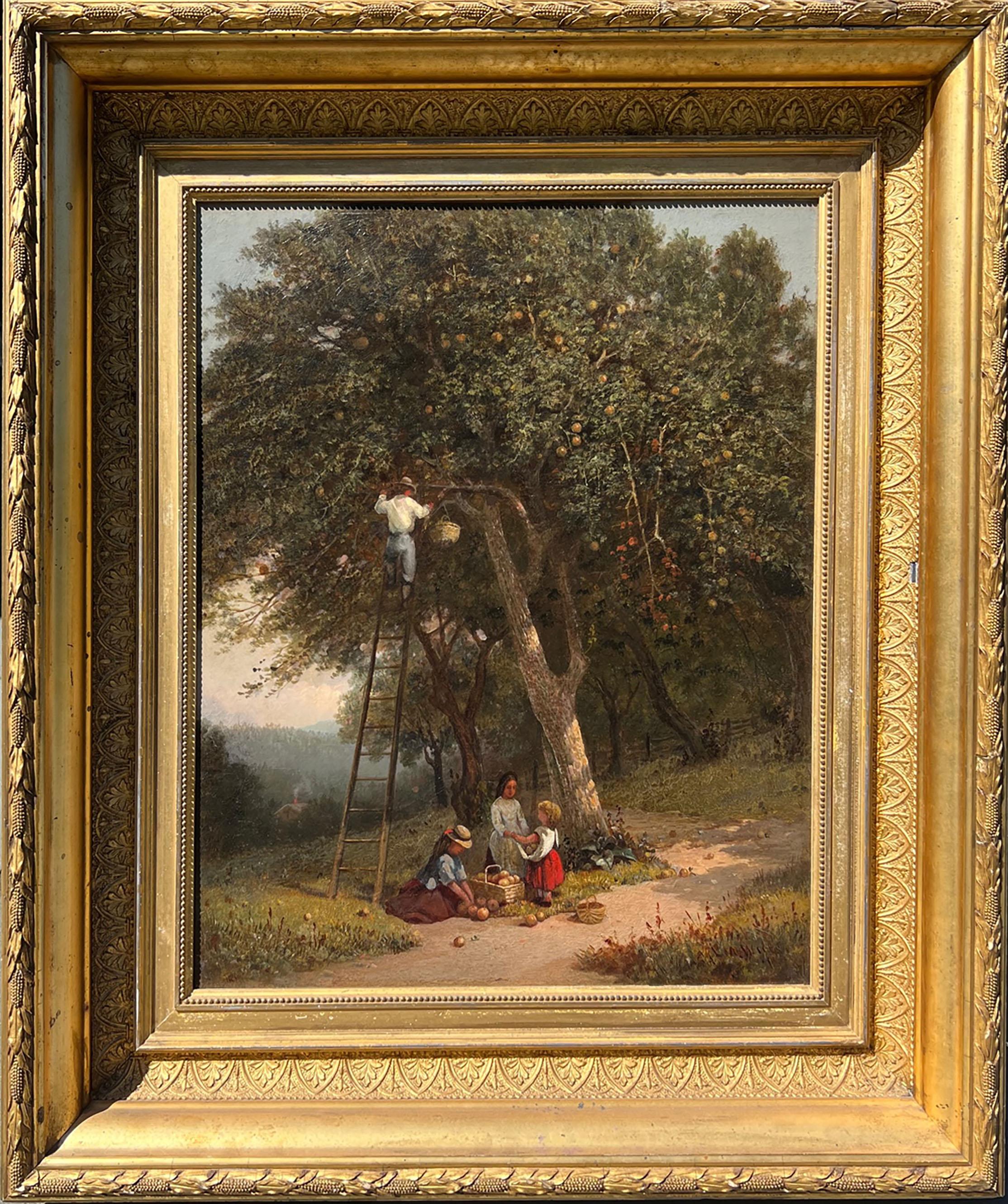 19th Century American Genre Painting by Lemuel Maynard Wiles (1826-1905) 