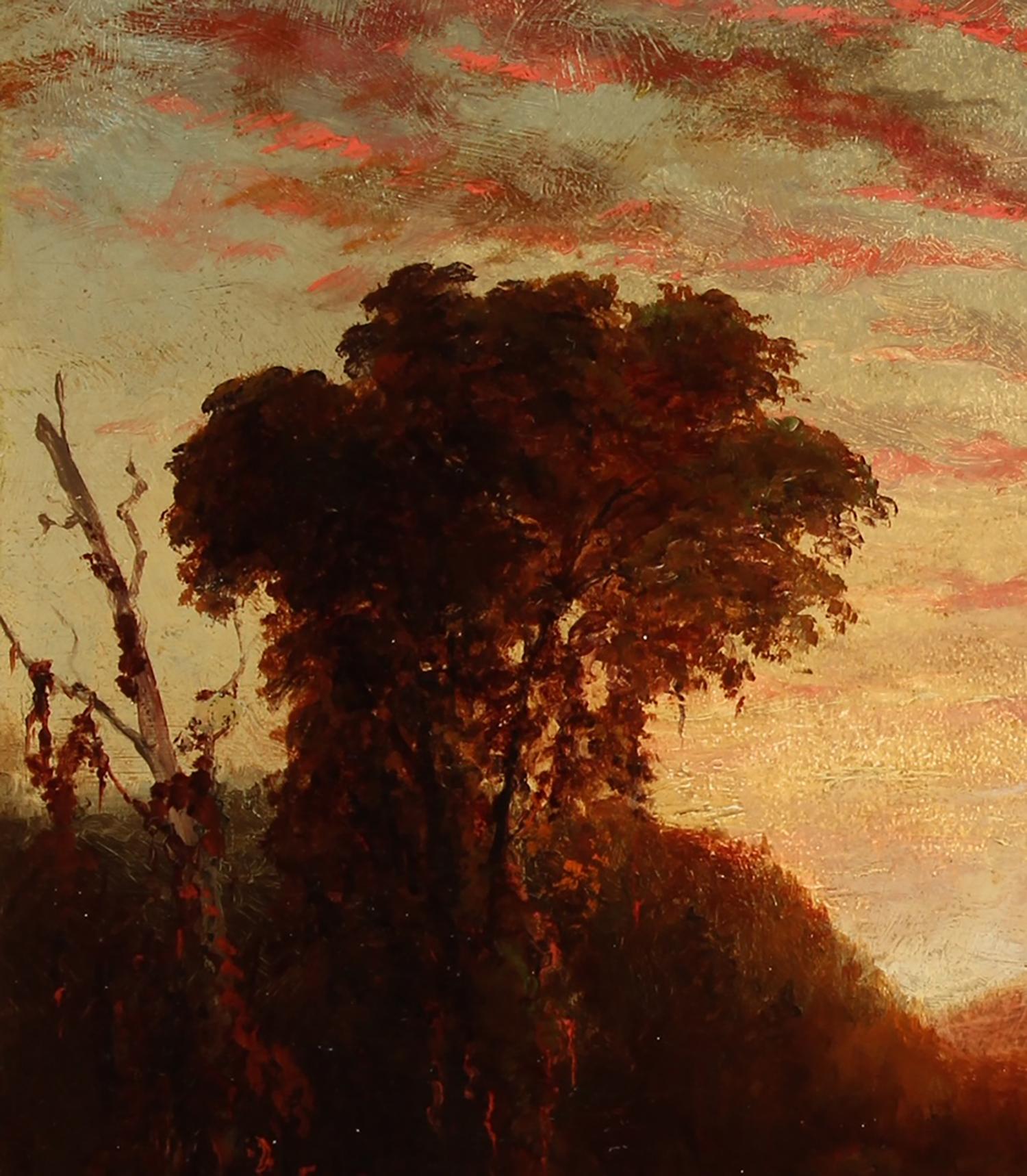Scena nella Mohawk Valley, Utica, NY di Lemuel Maynard Wiles (americano, 1826-1905) in vendita 3