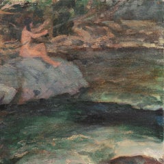 'Bathing by the River', Colorado Artist