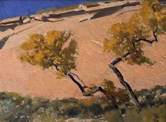 "Bluff #2", peinture à l'huile de paysage
