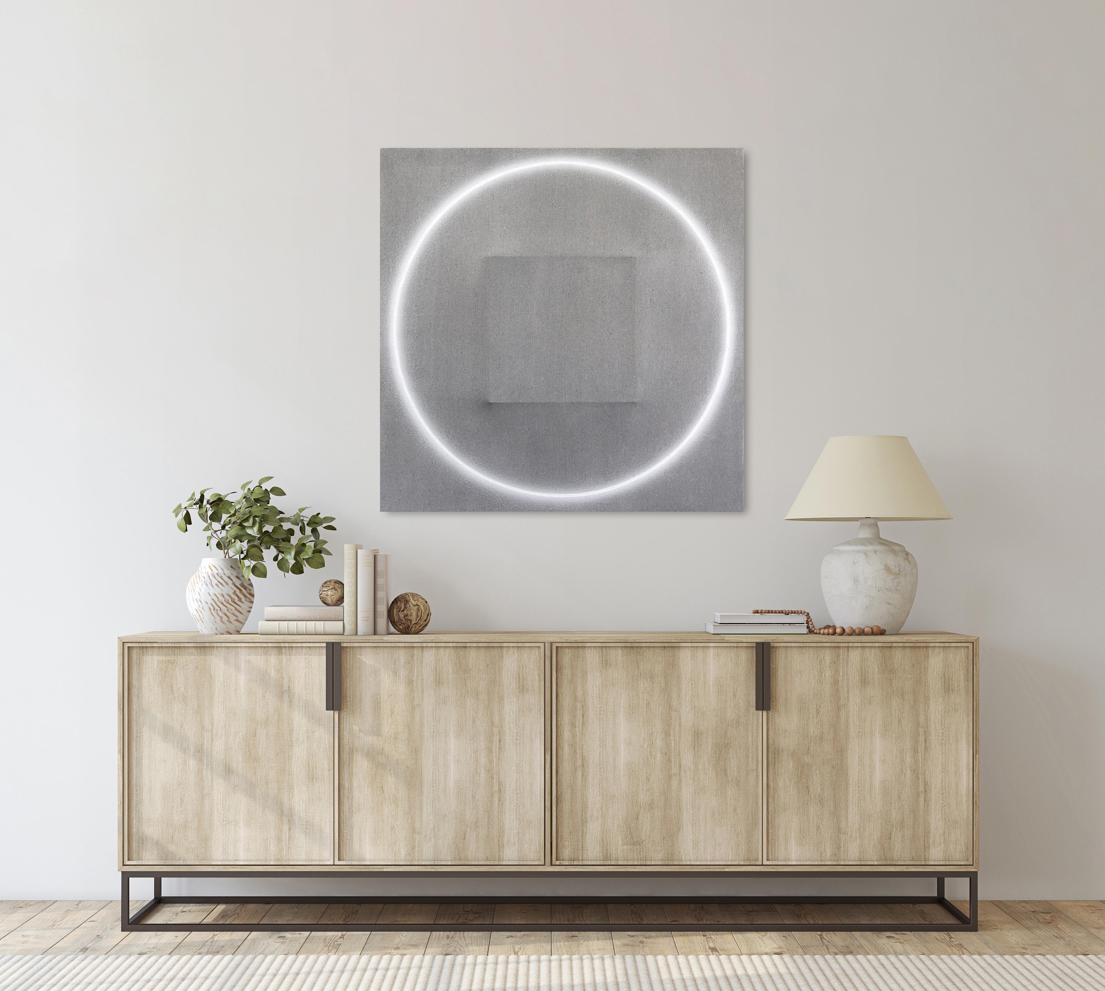 Scultura del volo degli angeli  - Opera d'arte astratta originale minimalista - Sculpture di Len Klikunas