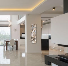 Black and Tan - Neutral Geometric Original Abstract Painting