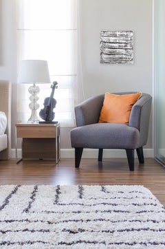 Deep Textures 007 - Textural Abstract Minimalist Impasto Thick Paint on Canvas