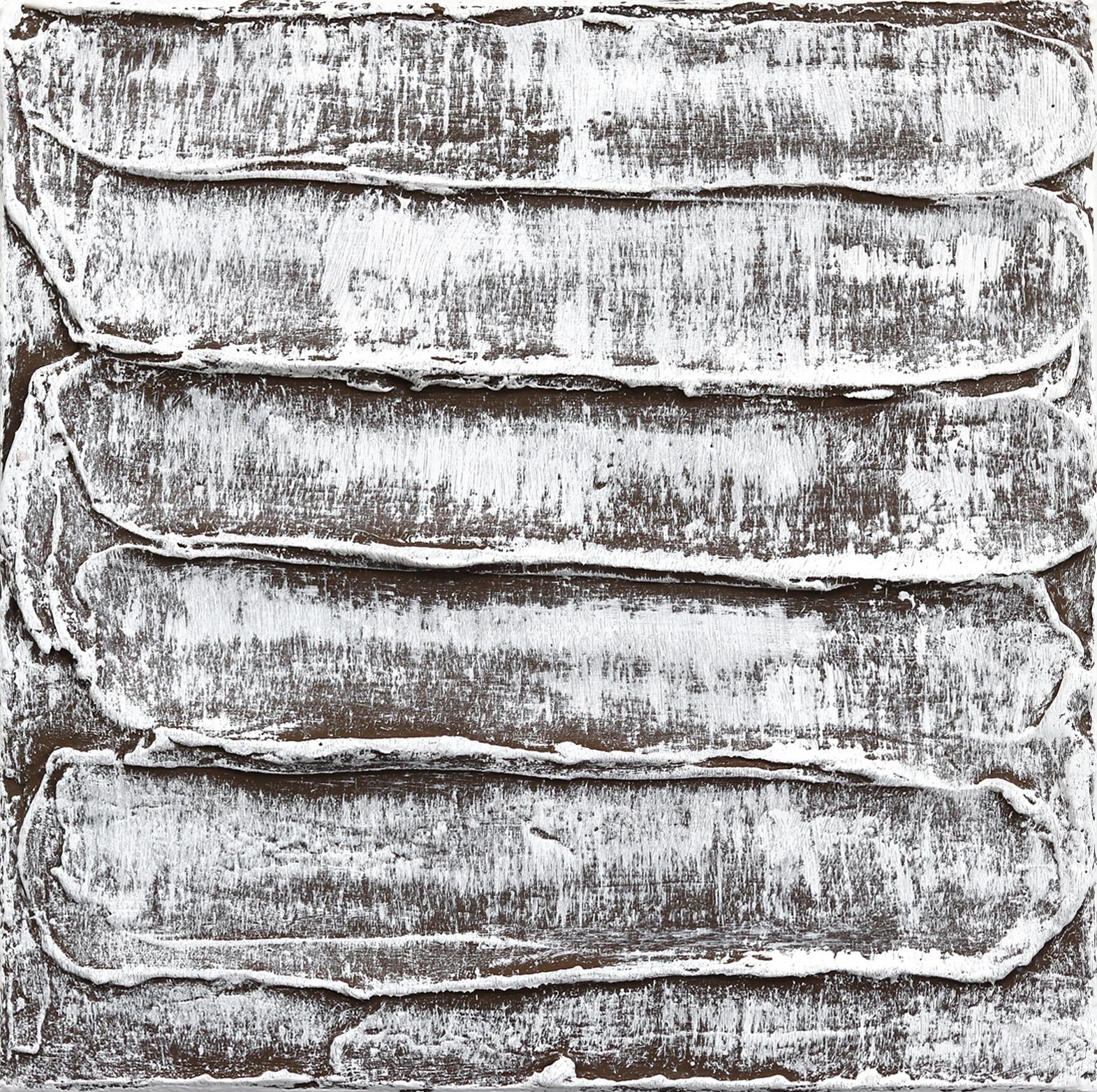 Deep Textures 007 - Textural Abstract Minimalist Impasto Thick Paint on Canvas