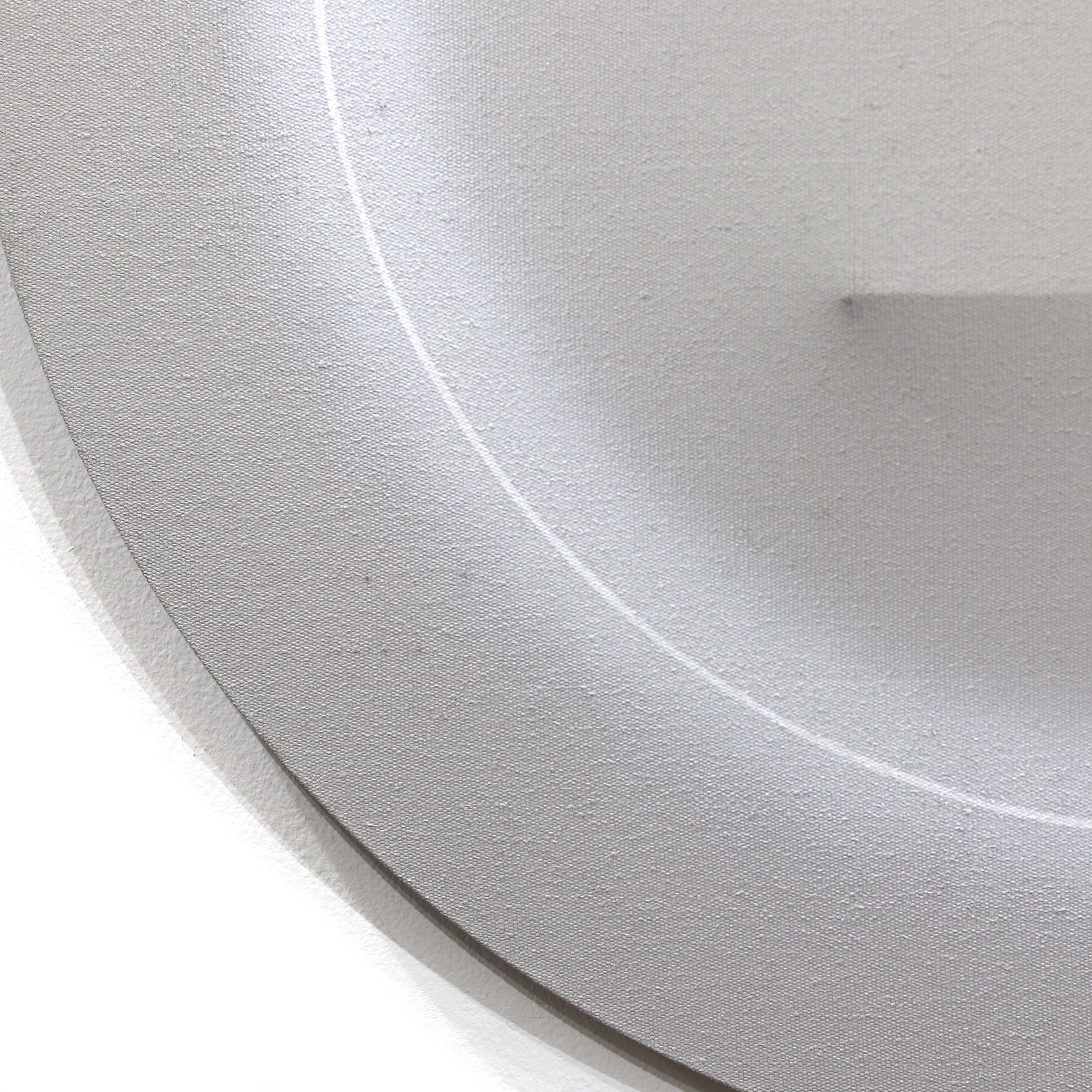 Emerging Coronal Disk with Square Structure - Abstract Minimalist Artwork For Sale 2