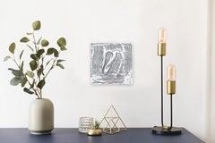 Forces of Nature 1 - Textural Abstract Thick White Grey Paint Artwork on Canvas