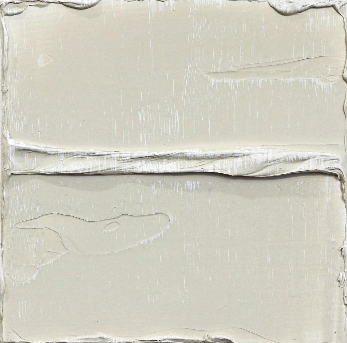 Len Klikunas Abstract Painting – Forces of Nature 10 – Texturiertes, abstraktes, minimalistisches Kunstwerk auf Leinwand