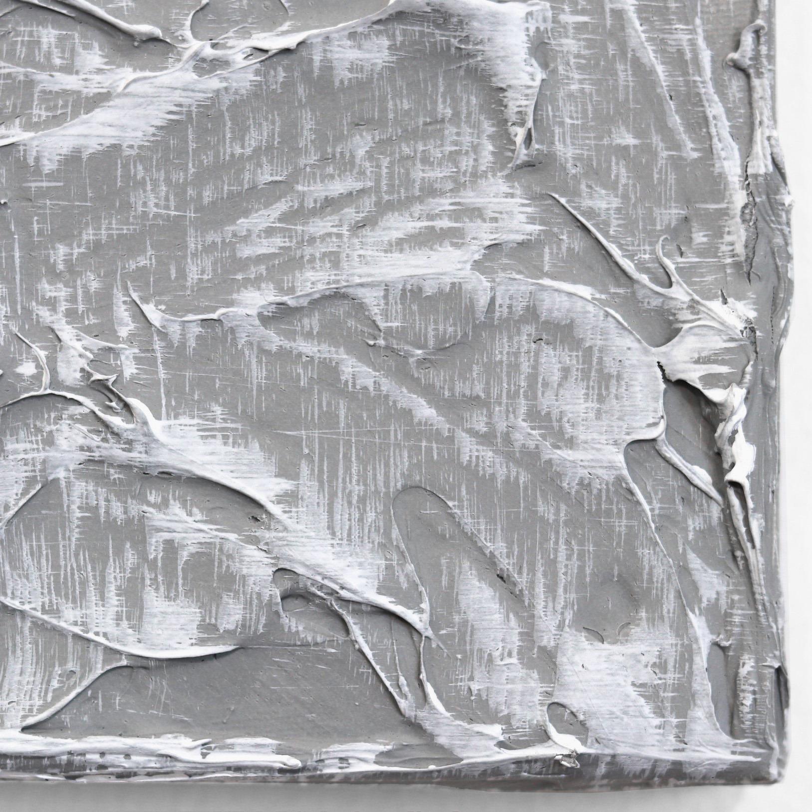 Kräfte der Natur 17  Texturiertes abstraktes, minimalistisches Kunstwerk auf Leinwand im Angebot 4