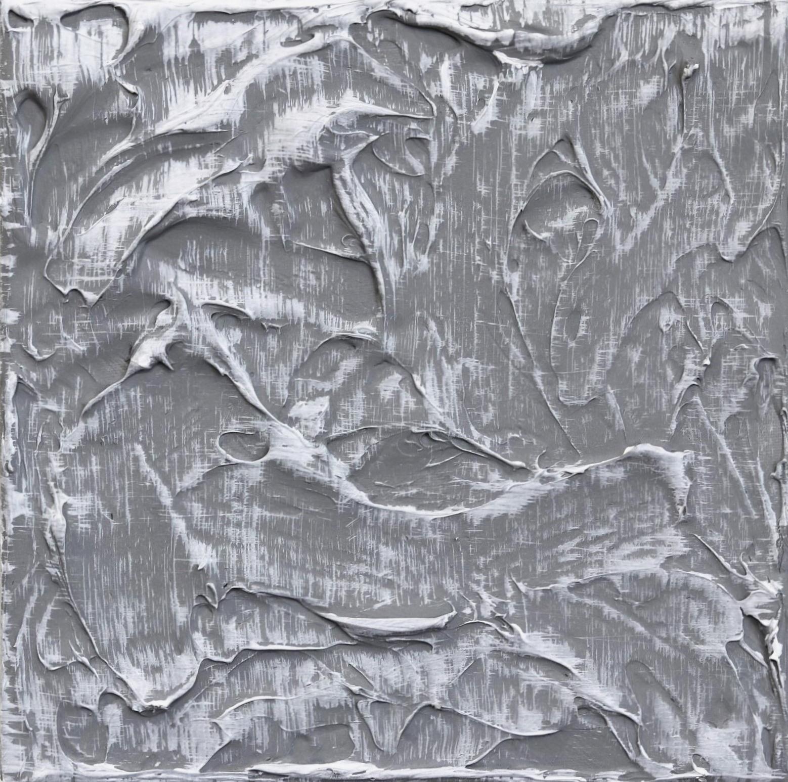 Len Klikunas Abstract Painting – Kräfte der Natur 17  Texturiertes abstraktes, minimalistisches Kunstwerk auf Leinwand