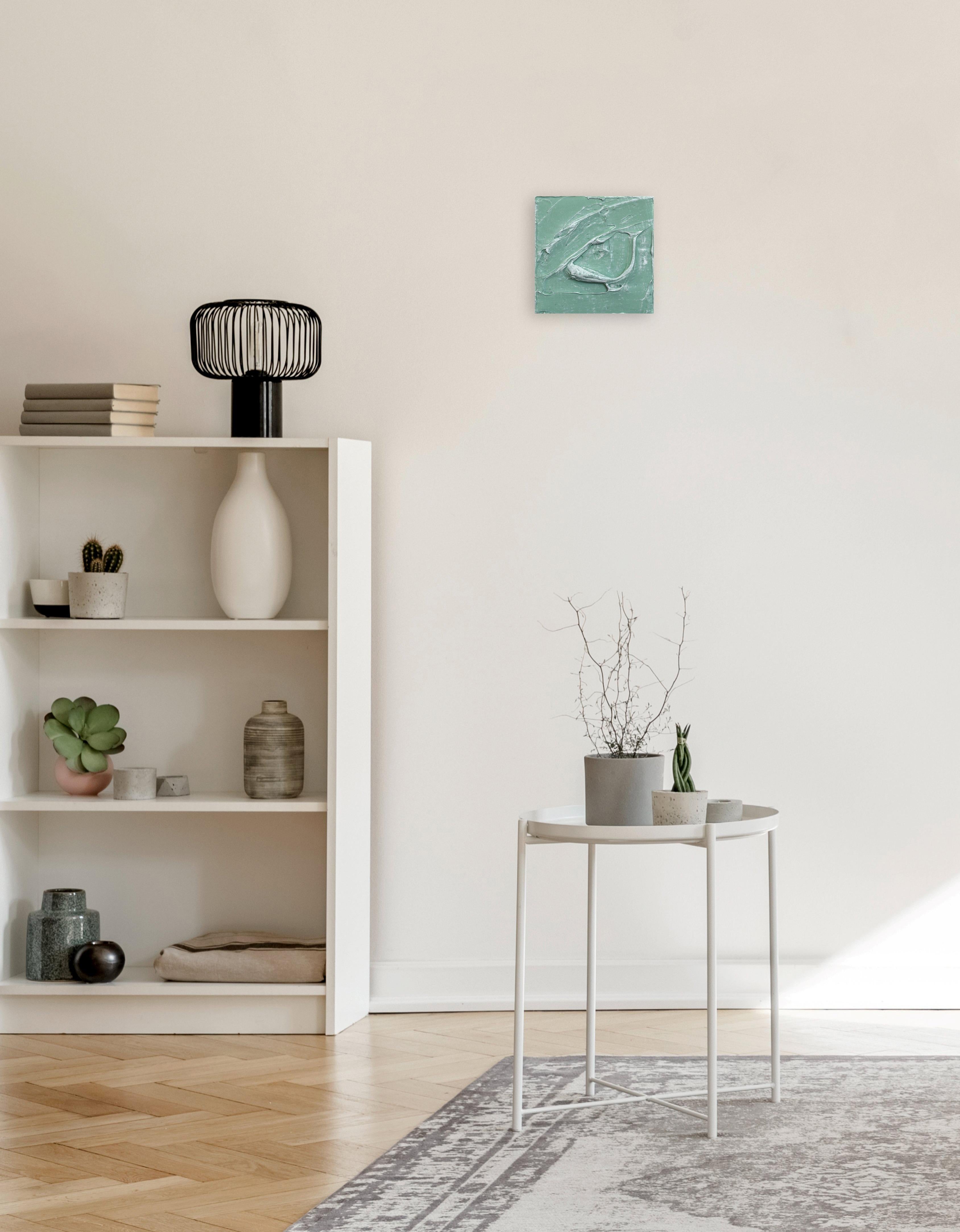 Fuerzas de la Naturaleza 23  - Obra de Arte Minimalista Abstracto con Texturas sobre Lienzo en venta 2