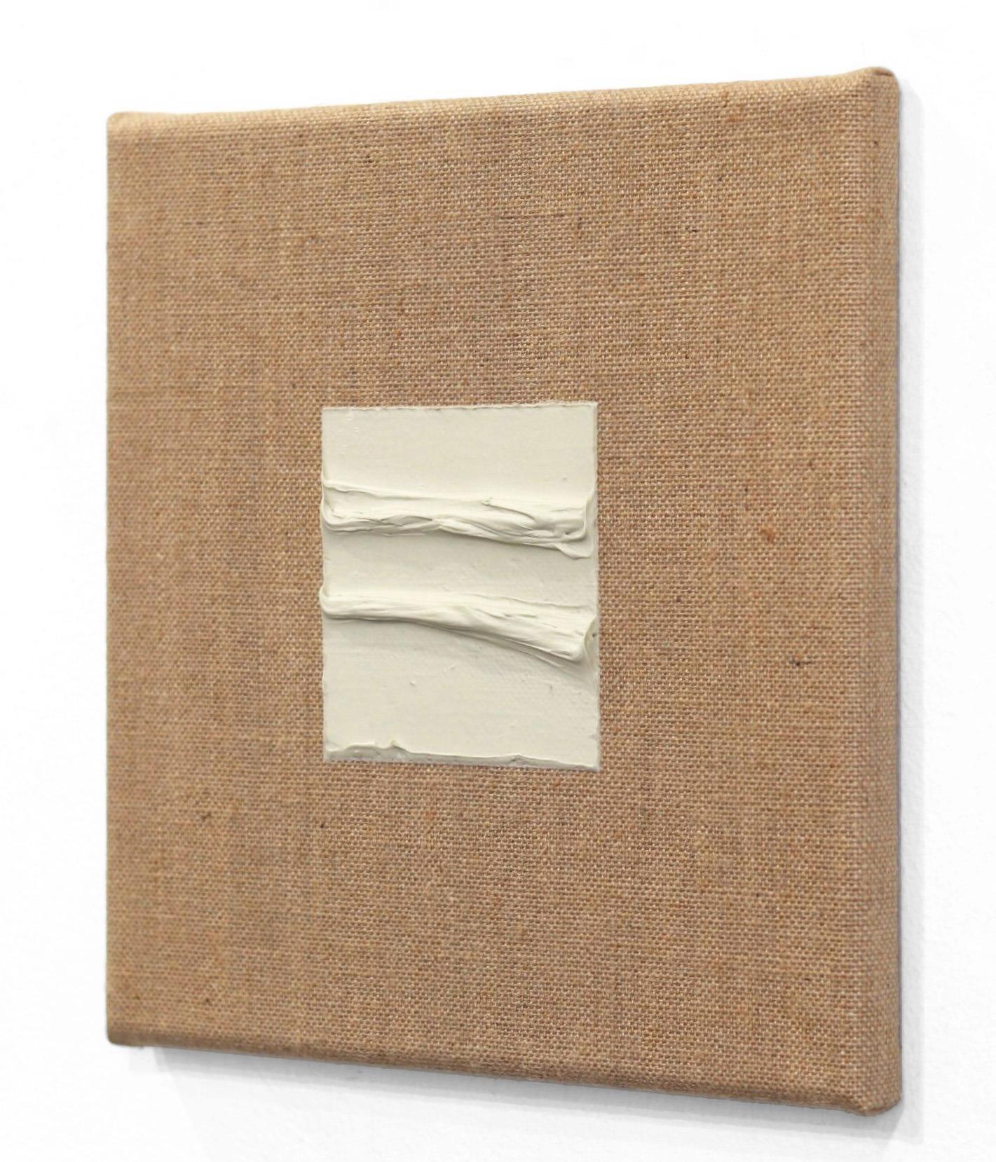 Forces of Nature 25 – Texturiertes, abstraktes, minimalistisches Kunstwerk auf Leinwand im Angebot 1