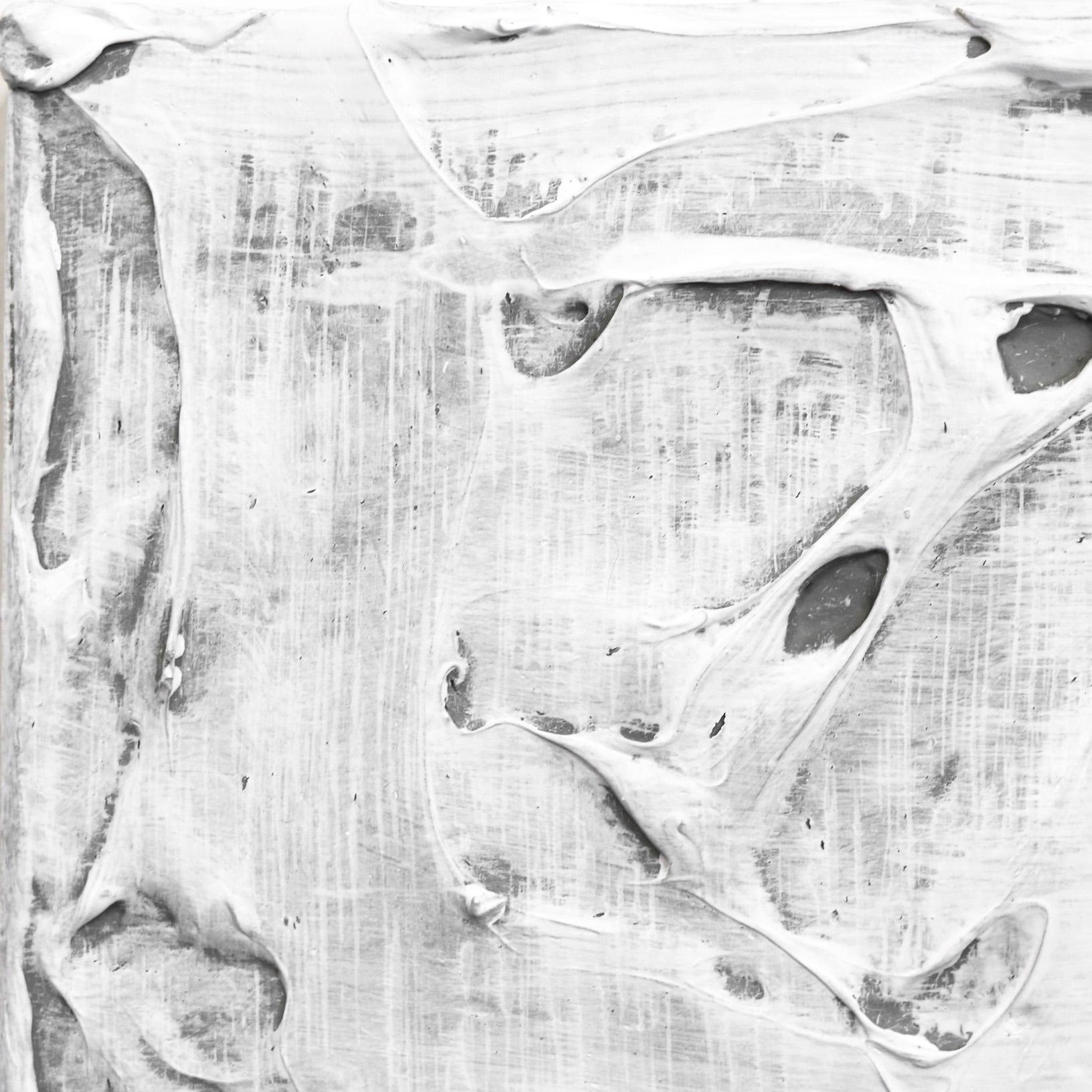 Kräfte der Natur 4  Skulpturales, abstraktes, minimalistisches, strukturiertes Kunstwerk auf Leinwand (Minimalistisch), Painting, von Len Klikunas