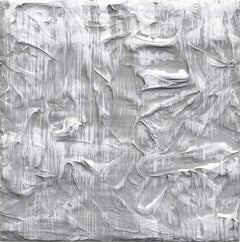 Fuerzas de la Naturaleza 5  - Obra de Arte Escultórica Abstracta Minimalista Textural sobre Lienzo
