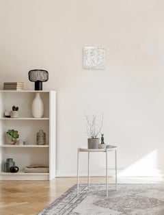 Forces of Nature 6  - Rich Textured Abstract Beige Minimalist Artwork on Canvas