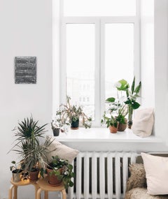 Gerhard Richters Traum - Original Texturiertes Minimalistisches Kunstwerk auf Leinwand