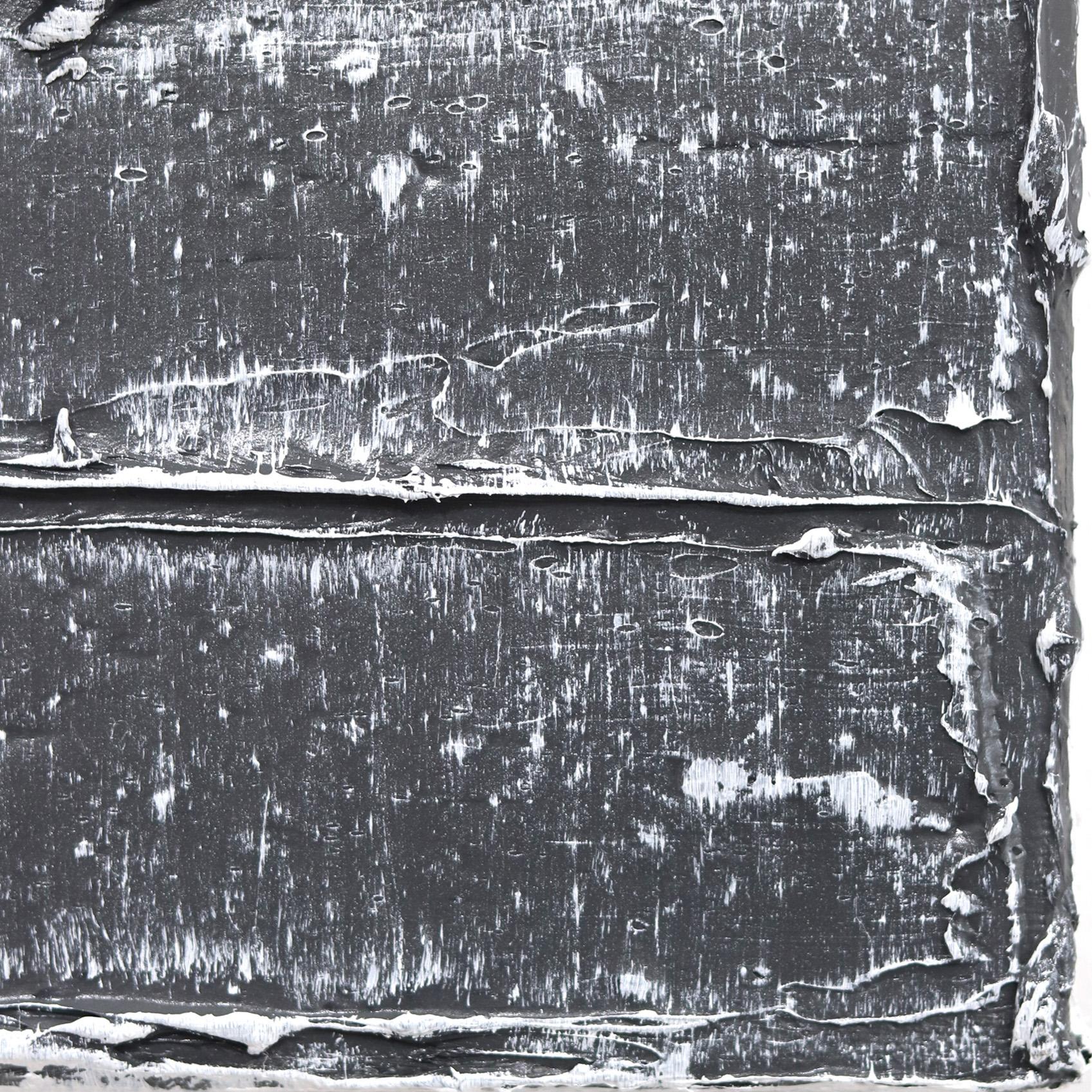 Gerhard Richters Traum - Original Texturiertes Minimalistisches Kunstwerk auf Leinwand im Angebot 6