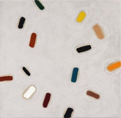 Sistemazioni nascoste #3 - Opera d'arte minimalista su tela di lino
