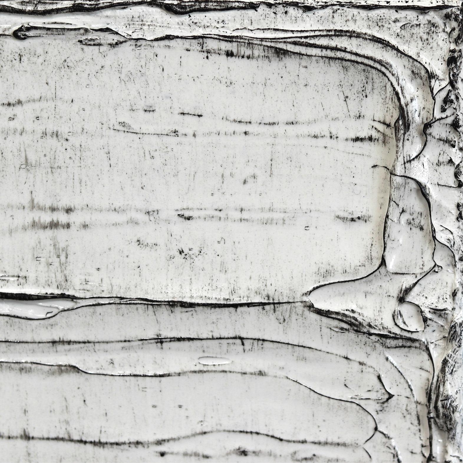 Il sogno di Lao Tzu 3 - Opera d'arte astratta minimalista su tela con texture in vendita 2