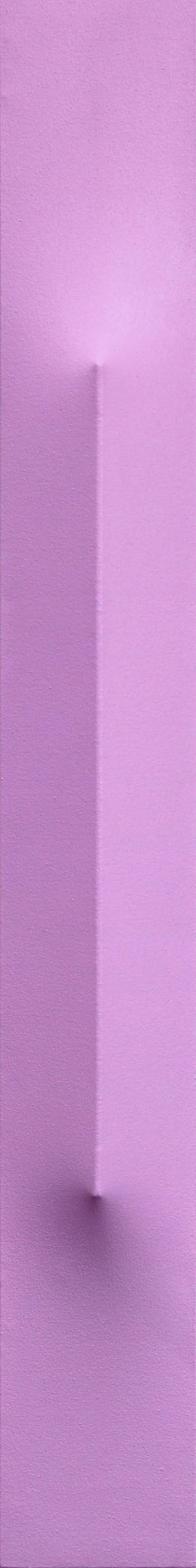 Light 662LS - Contemporary Multi-Dimensional Minimalist Lavender Sculptural Art