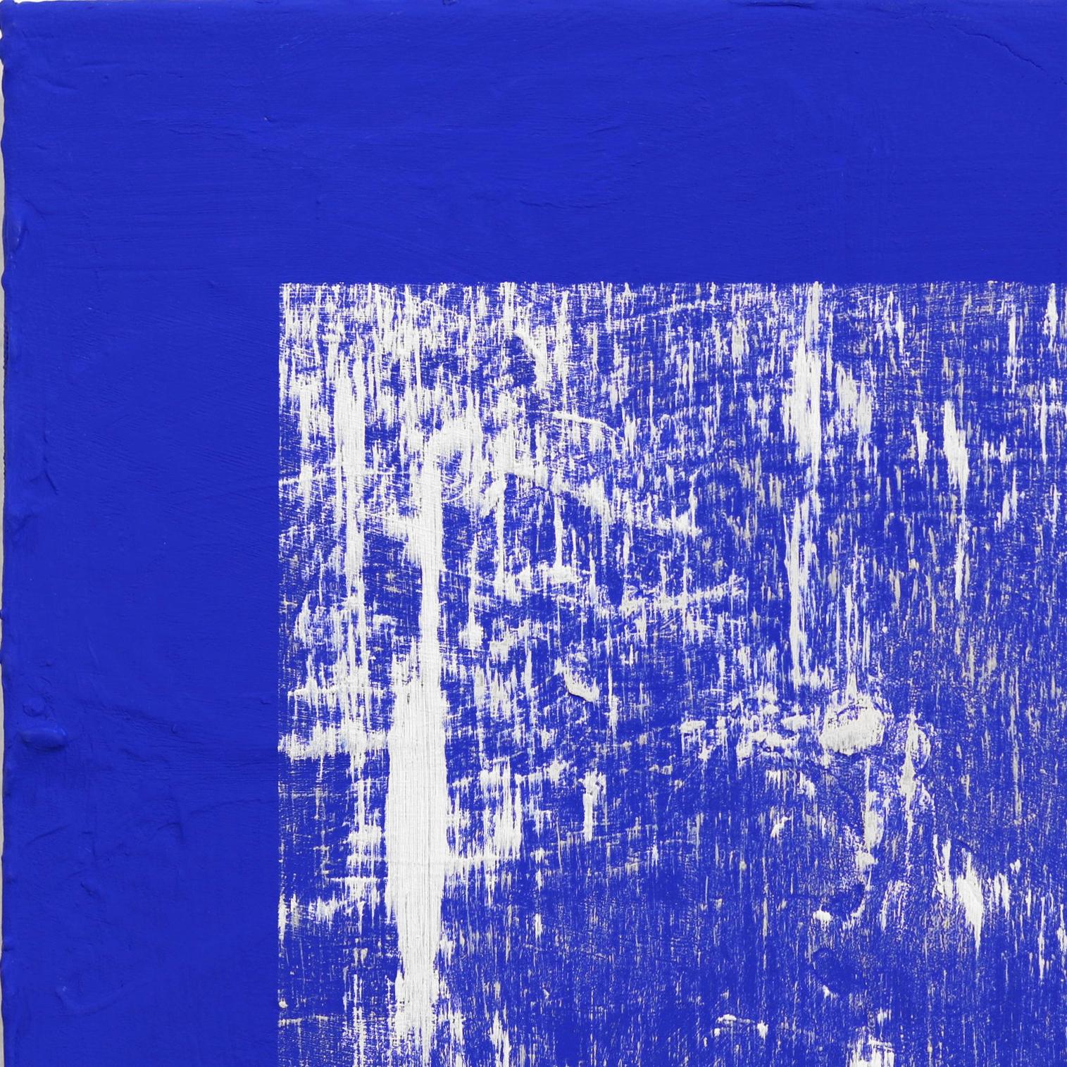Locus Sacer #44 – Texturiertes, abstraktes, minimalistisches Kunstwerk auf Leinwand (Minimalistisch), Painting, von Len Klikunas
