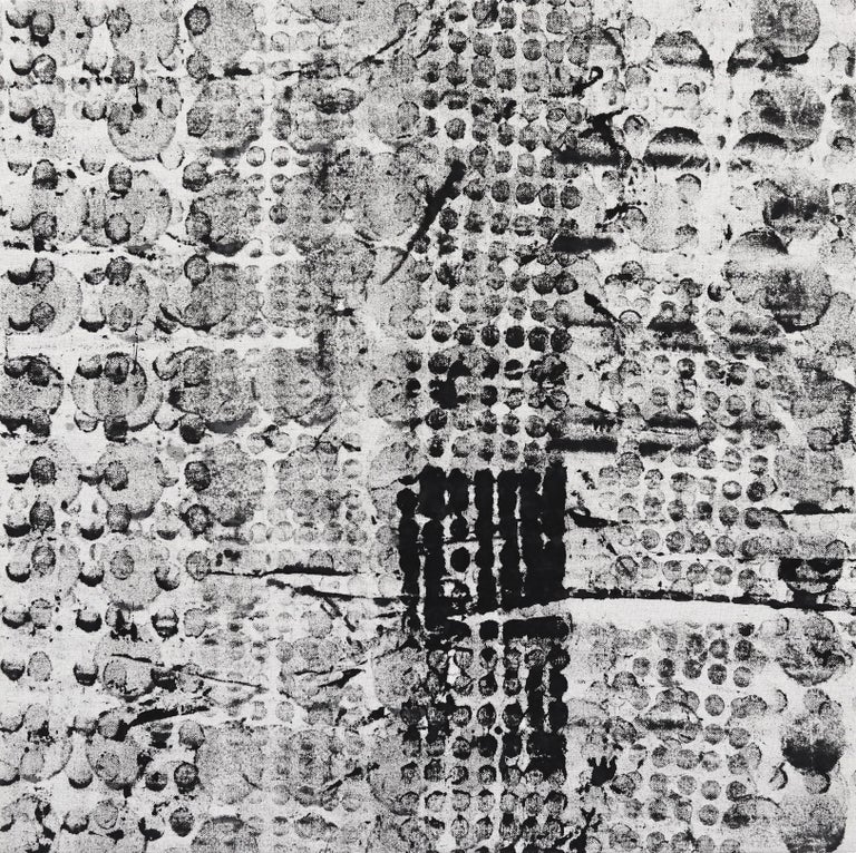 Len Klikunas - Macro Micro Squared #1 - Black Dot Abstract Artwork on ...