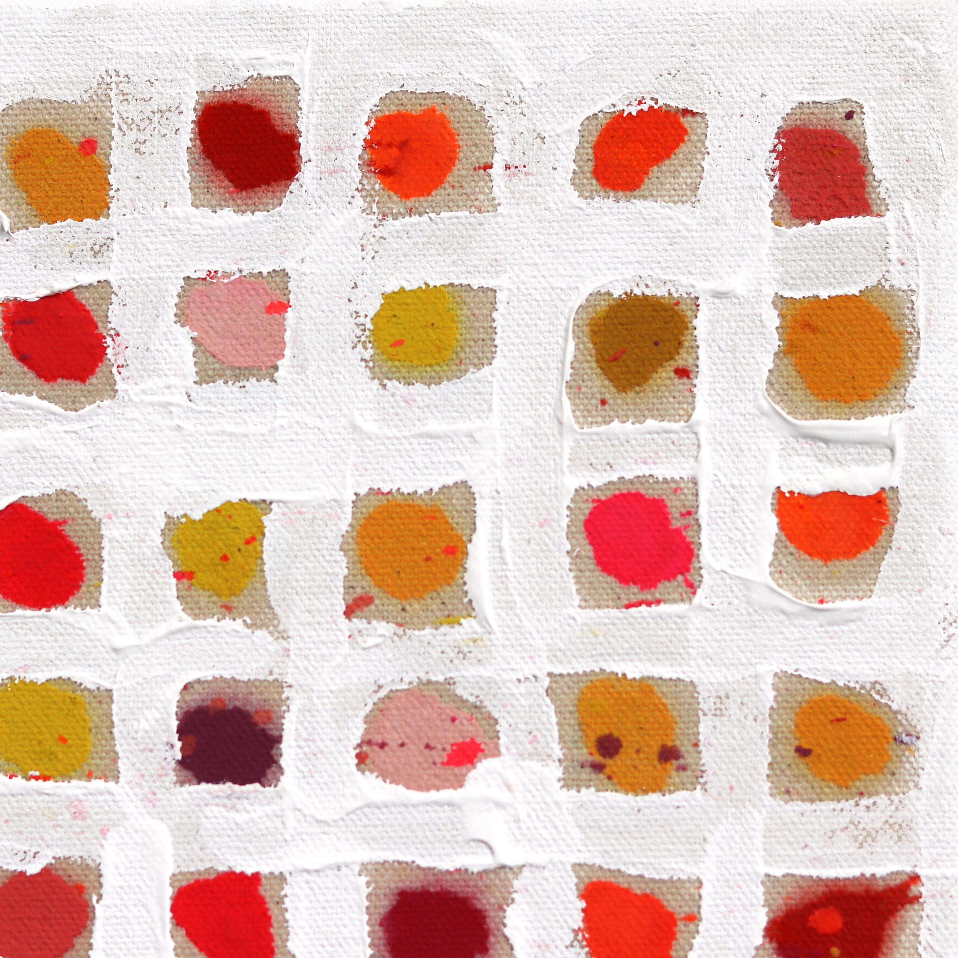 Obsession #2 - Colorful Minimalist Textured Original Abstract Painting For Sale 3