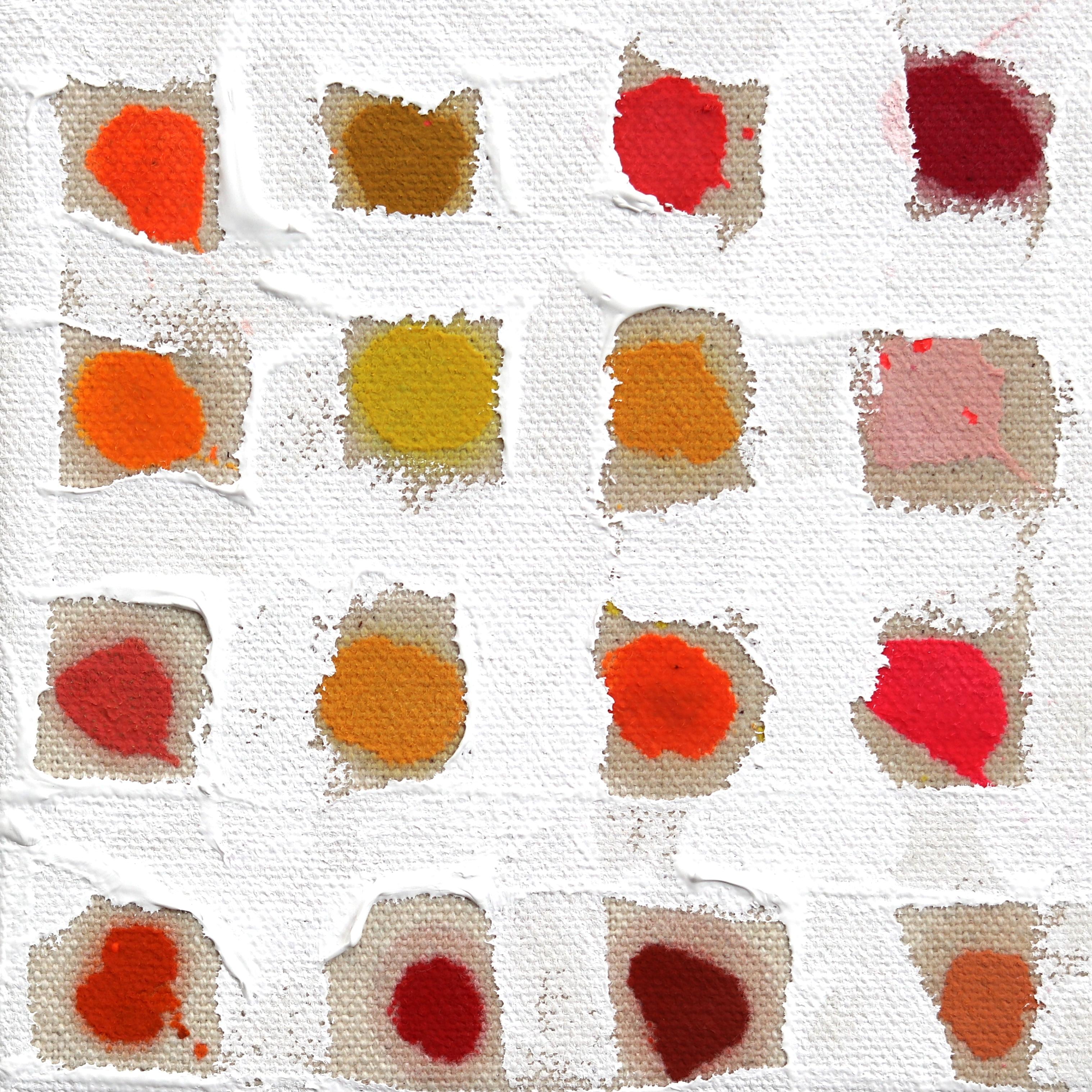 Obsession #2 - Colorful Minimalist Textured Original Abstract Painting For Sale 5
