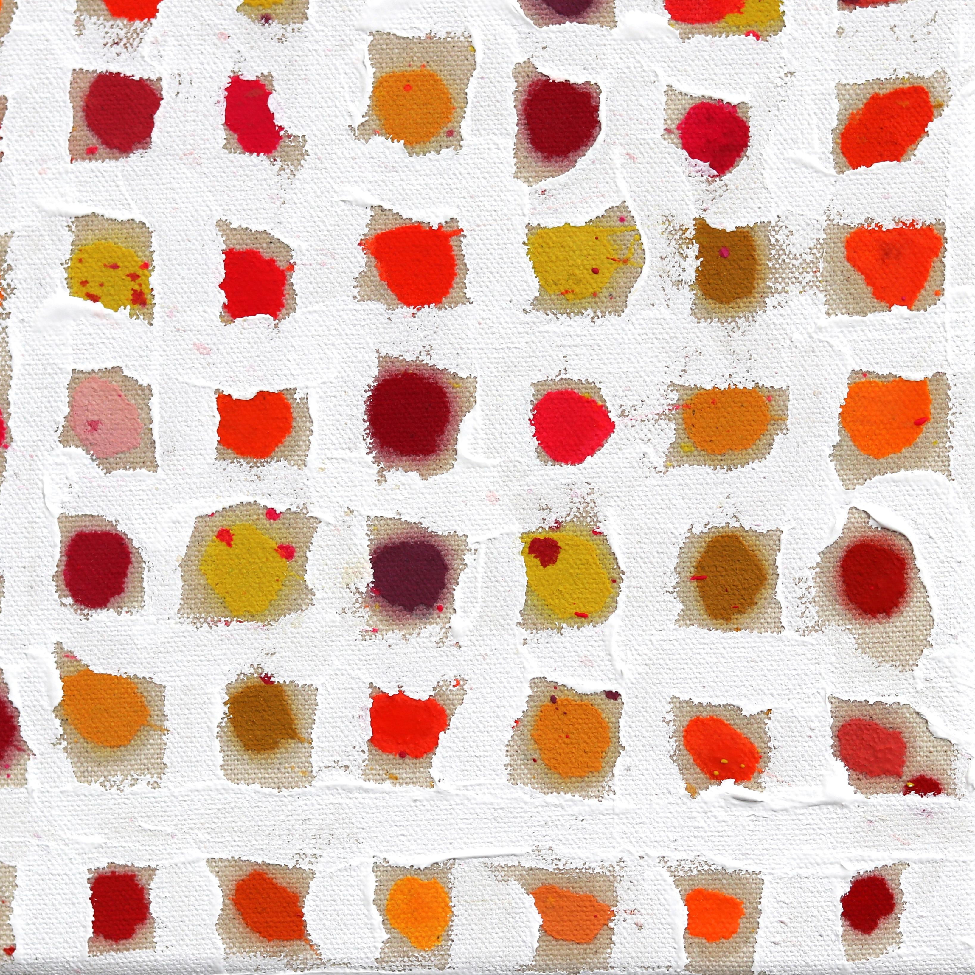 Obsession #2 - Colorful Minimalist Textured Original Abstract Painting For Sale 6