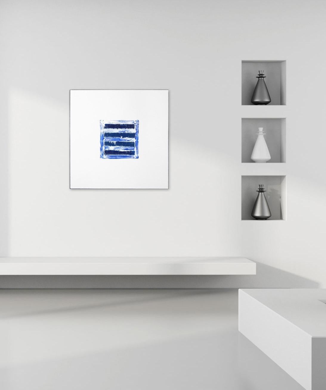 Malerei+  Original minimalistisches Kunstwerk auf Leinwand im Angebot 3