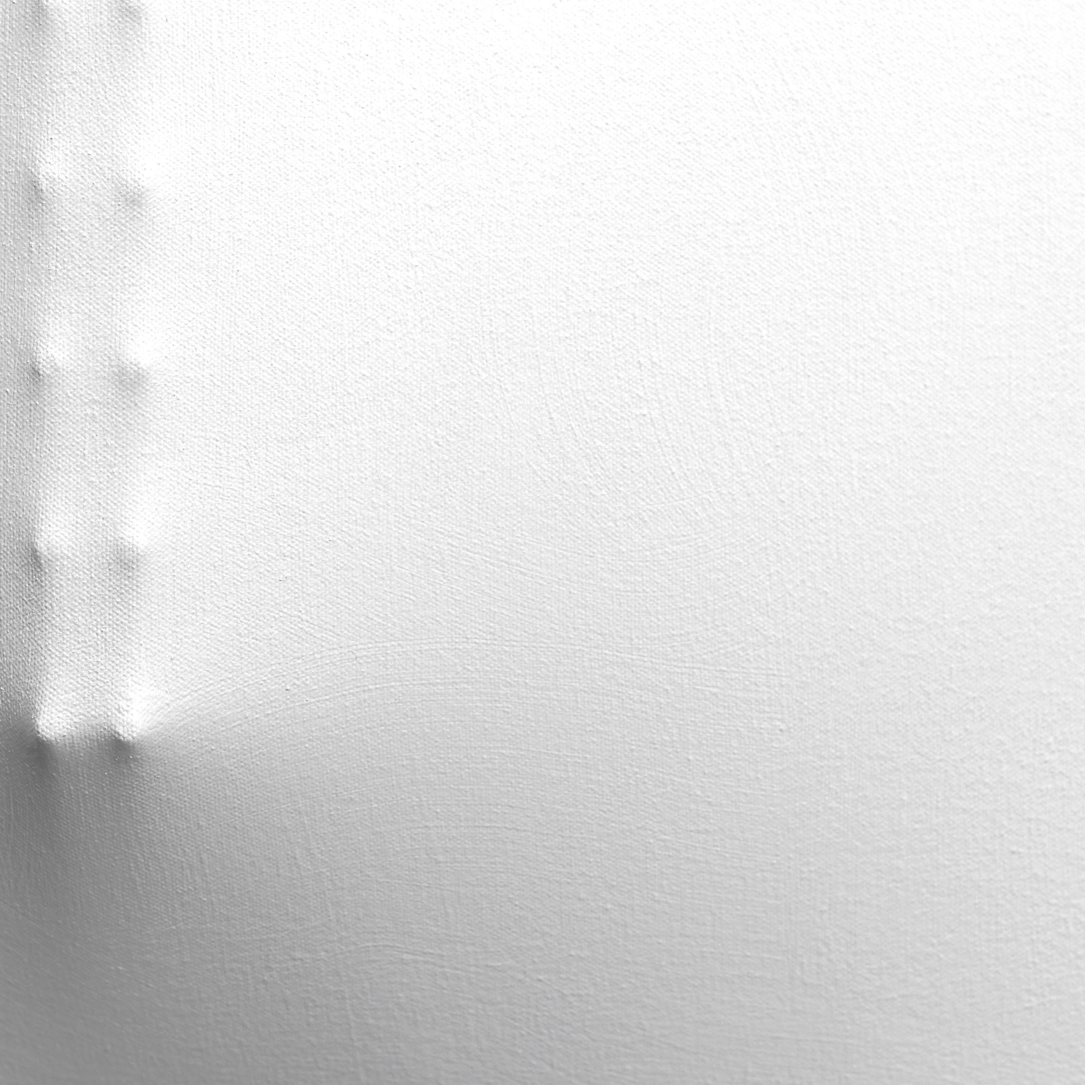 Ritual Object Locus - Pittura astratta scultorea minimalista su tela 3