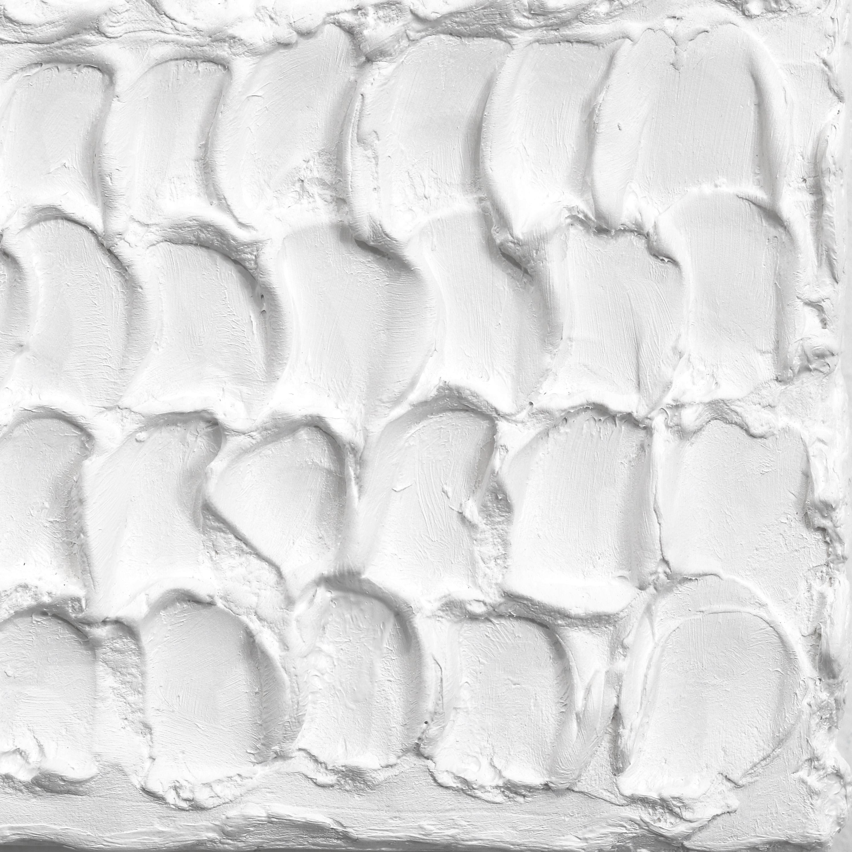 Rugged Elements #4 - Opera d'arte astratta minimalista su tela con vernice spessa ad impasto in vendita 3