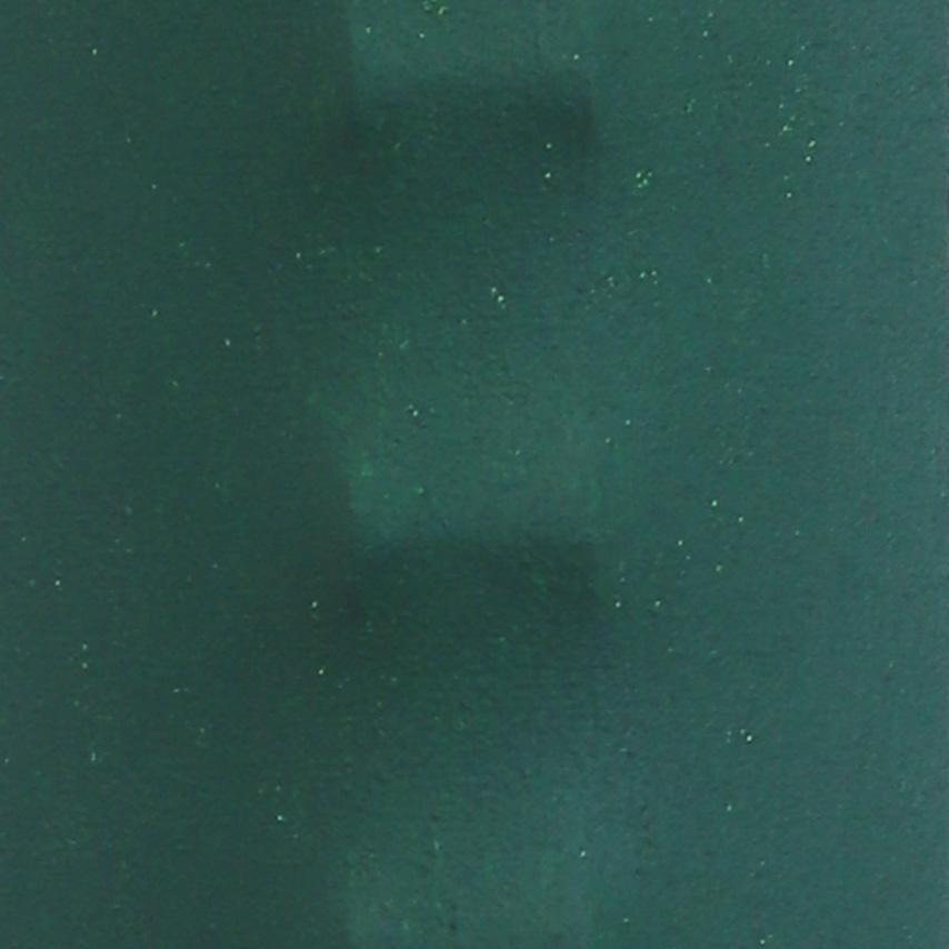 SBLGF - Three-dimensional Minimalist Green Sculptural Abstract Painting - Post-Minimalist Mixed Media Art by Len Klikunas