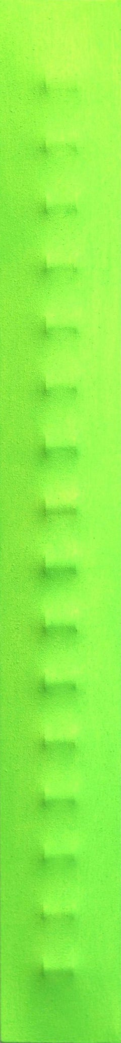 SBLGF - Three-dimensional Minimalist Green Abstract Painting