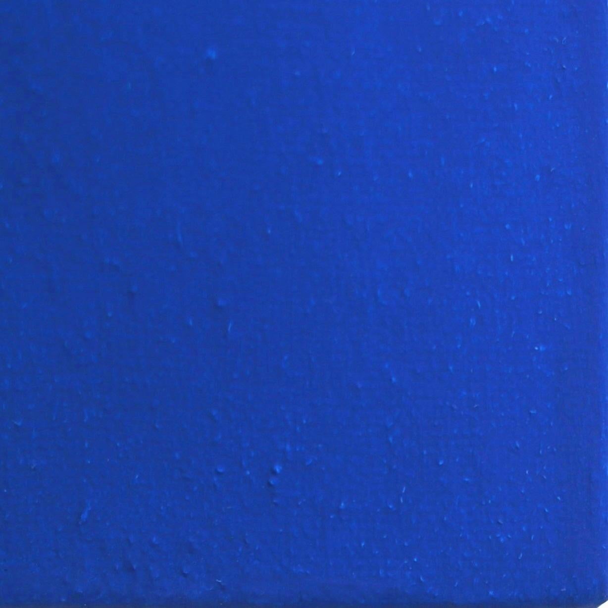 Slims CNB – Dreidimensionales, minimalistisches, abstraktes Wandgemälde in Blau im Angebot 5