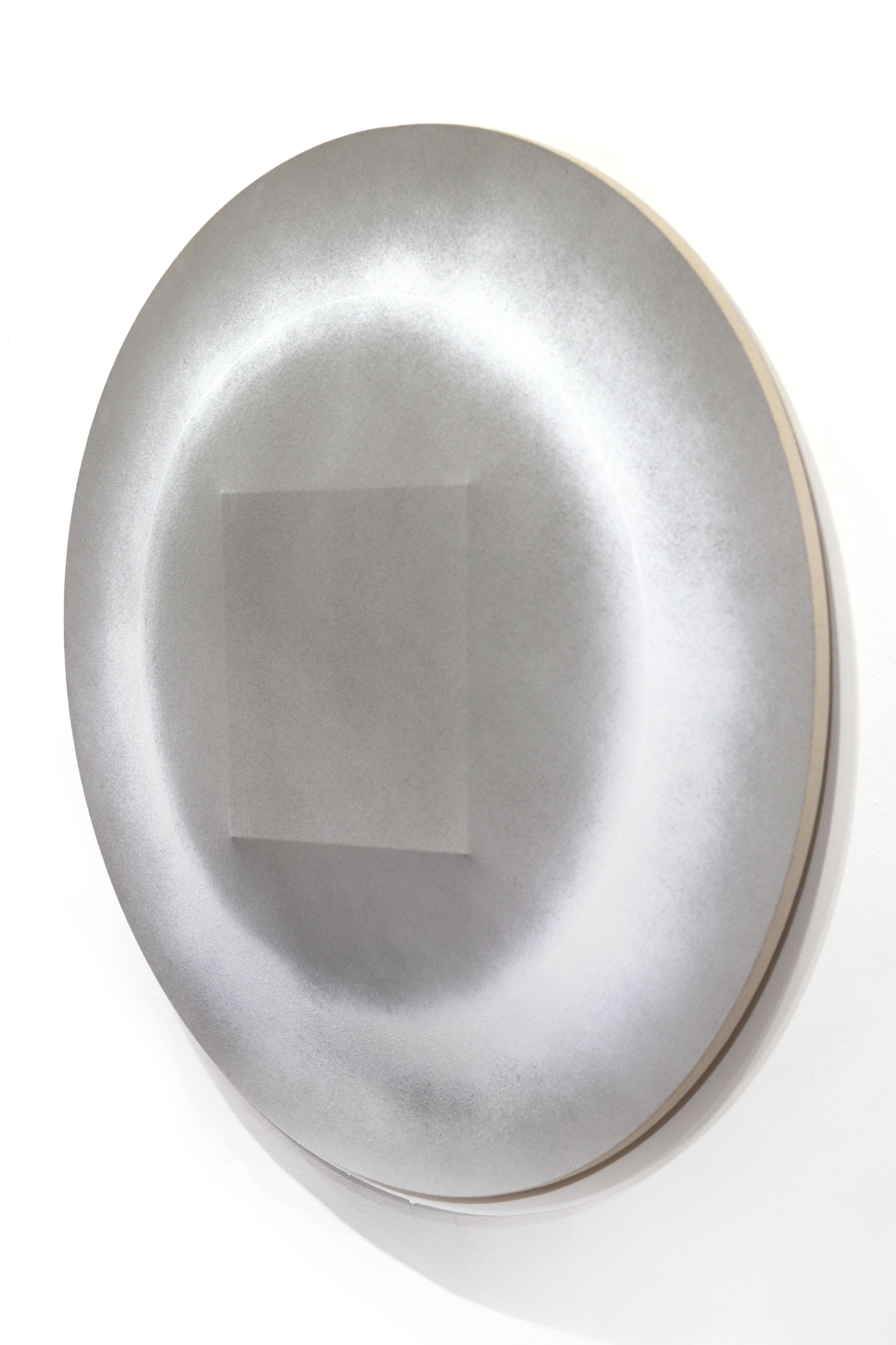 Trapezium with Ionized Spectral Corona - Original Abstract Minimalist Artwork - Brown Abstract Sculpture by Len Klikunas