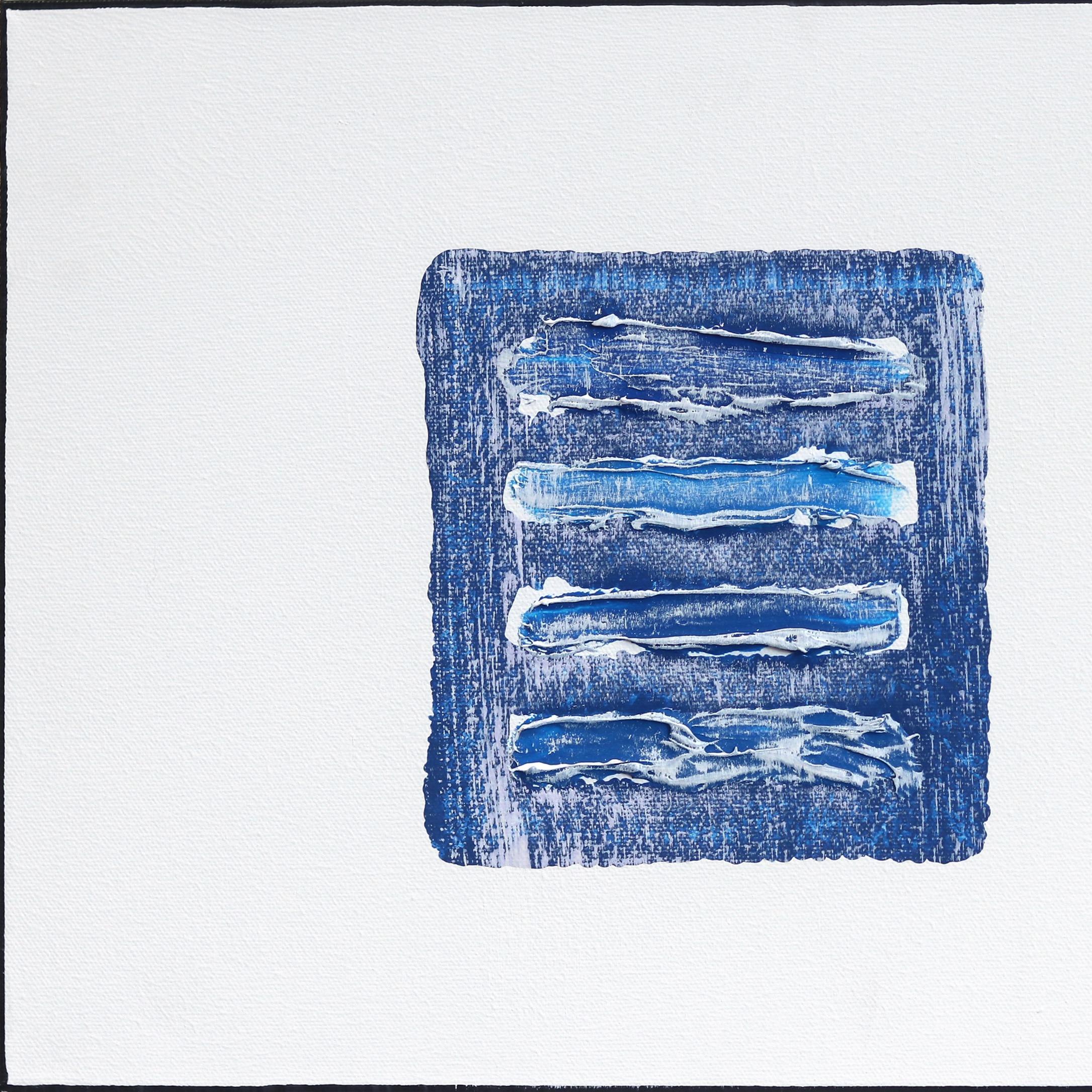 Water & Sky 18 (Minimalistisch), Painting, von Len Klikunas