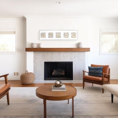 Winslow - Quadro astratto moderno neutro su bianco con texture minimalista