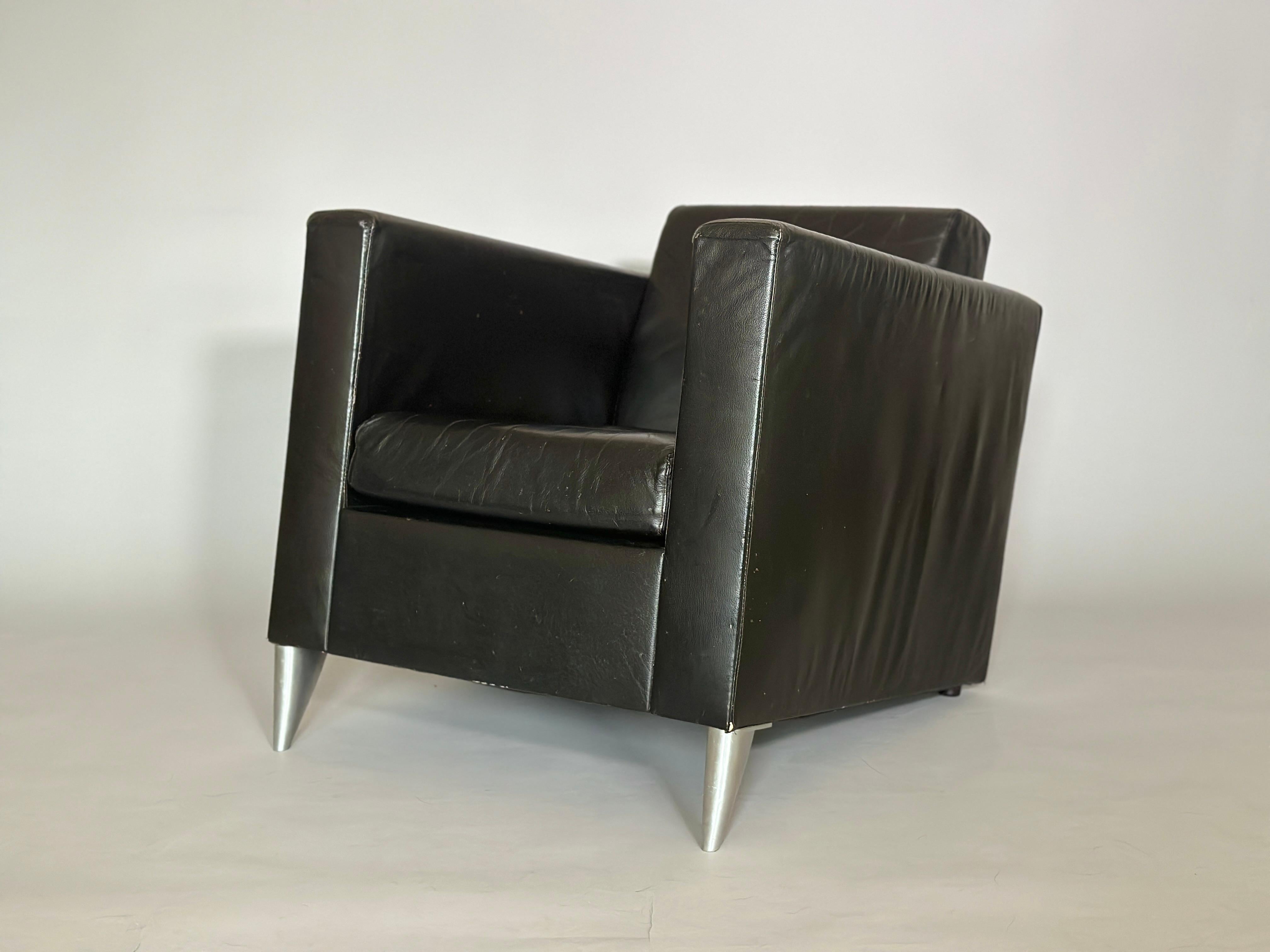 Mid-Century Modern Len Niggleman Longoe Chair by Philippe Starck for Driade, 1980s For Sale