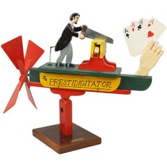 Len Norman, American 20th Century the Prestidigitator Whirligig