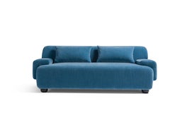 Lena 230 Sofa in Solid Beech, Particle Board and HR Foam by POPUS EDITIONS